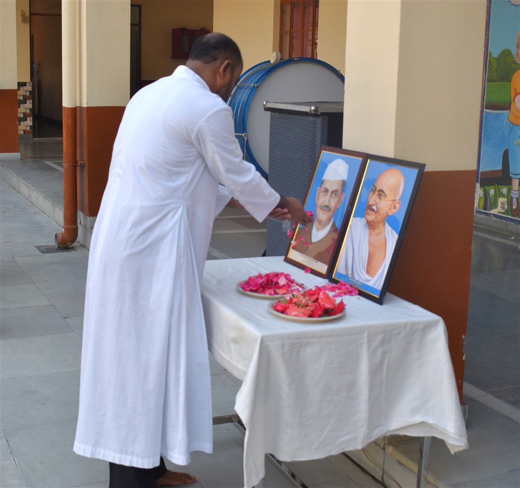 GANDHI JAYANTI SPECIAL ASSEMBLY AND SPORTS COMPETITION